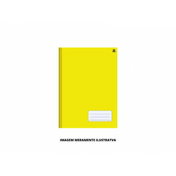 CADERNO - ANIMATIVA - BROC 1/1 CD 96F KBOM AMARELO